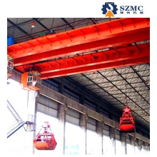 Qz Coal Cinder Double Girder Grab Overhead Crane